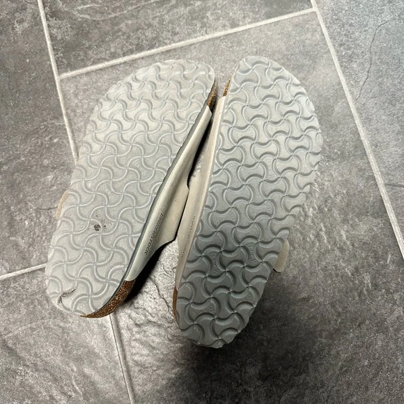 Birkenstock Light Gray Double Strap Sandals - Picture 3 of 4